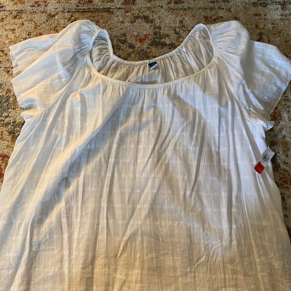 Old Navy light weight white shirt